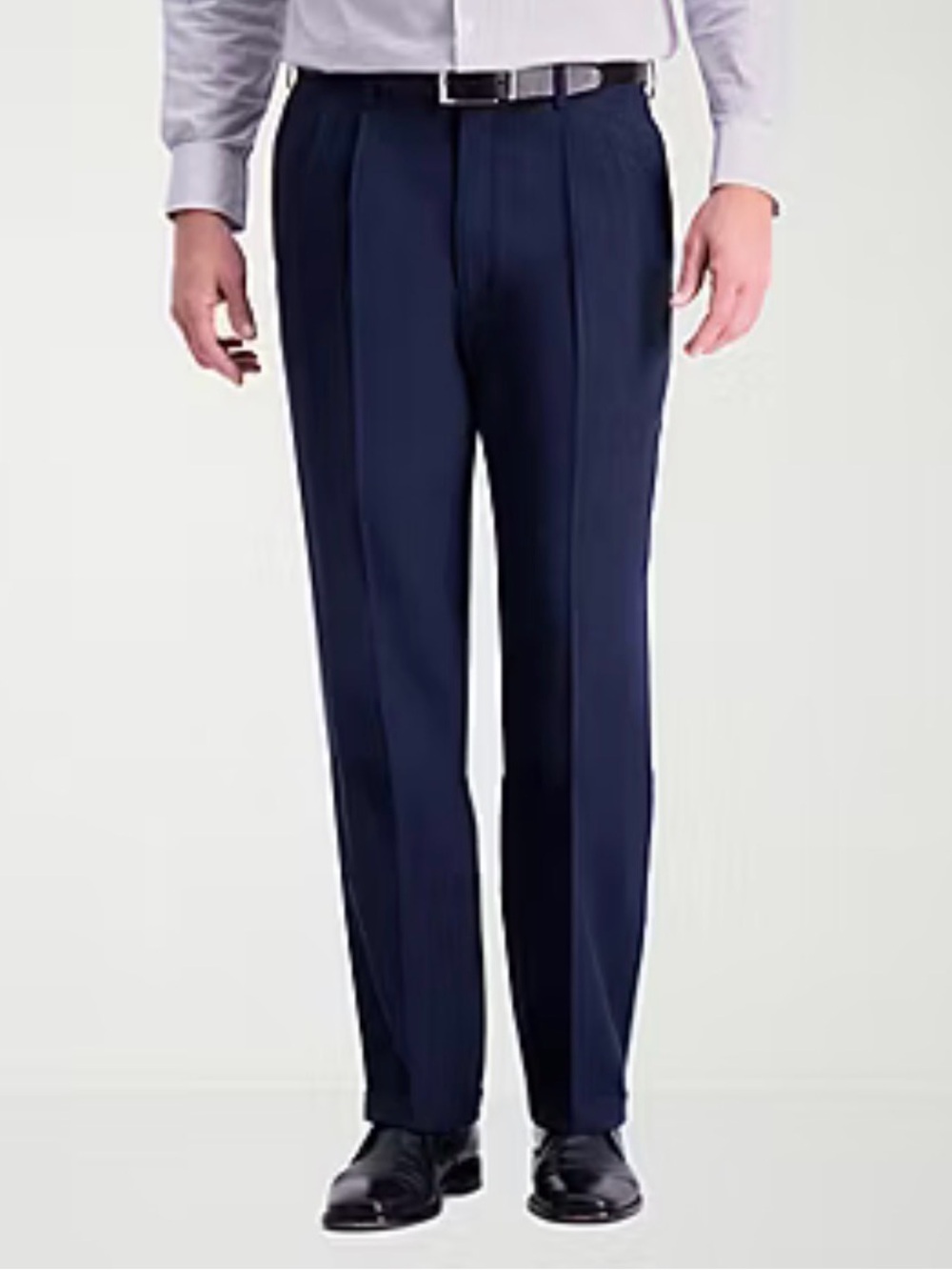 Haggar premium comfort Classic fit Dress Pants 38W 29L indigo blue